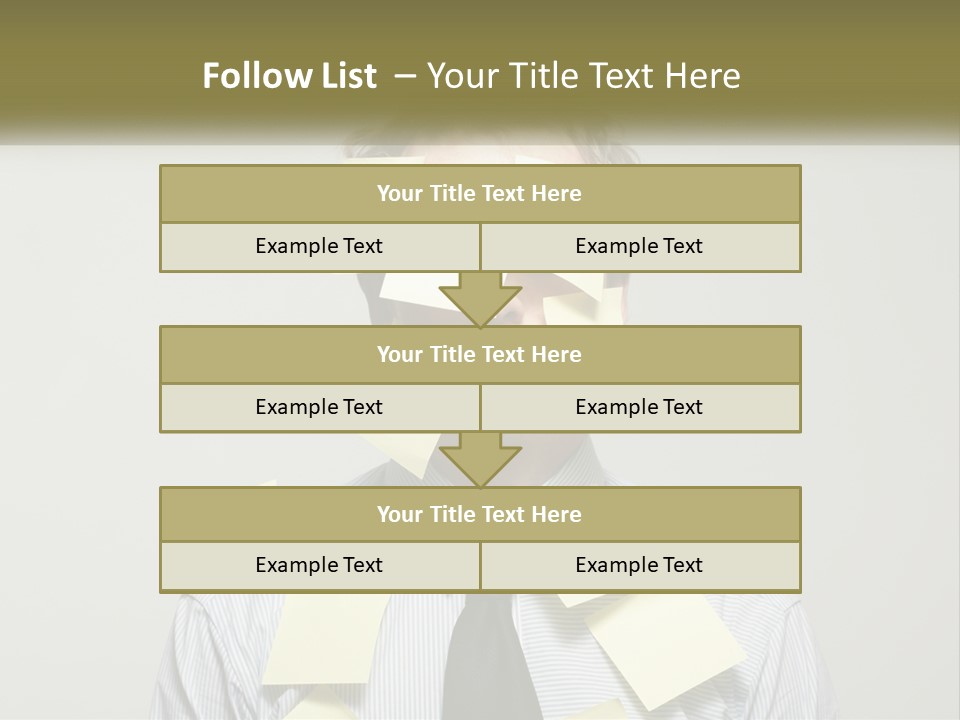 Business White Reminder PowerPoint Template