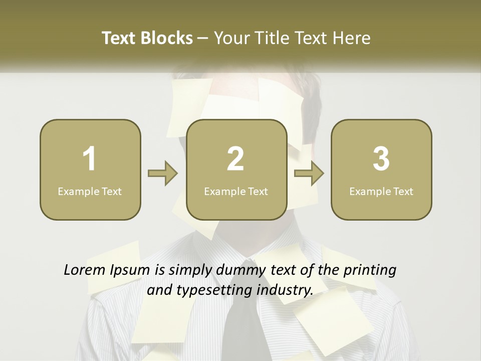 Business White Reminder PowerPoint Template