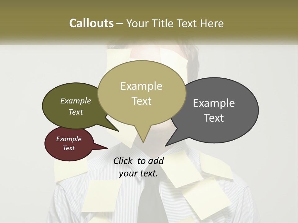 Business White Reminder PowerPoint Template