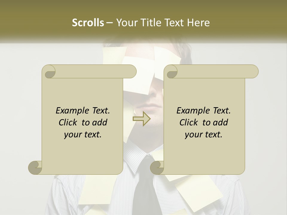 Business White Reminder PowerPoint Template