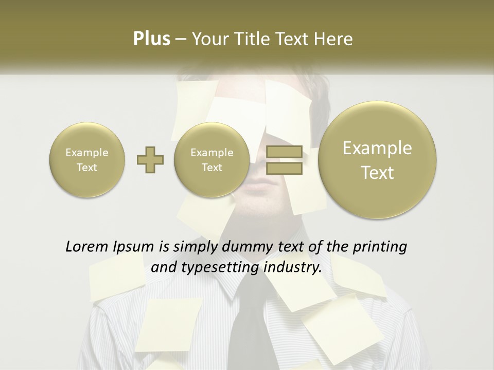 Business White Reminder PowerPoint Template