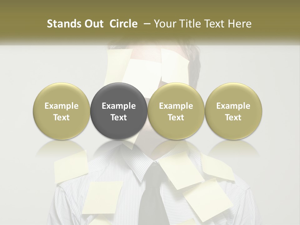 Business White Reminder PowerPoint Template