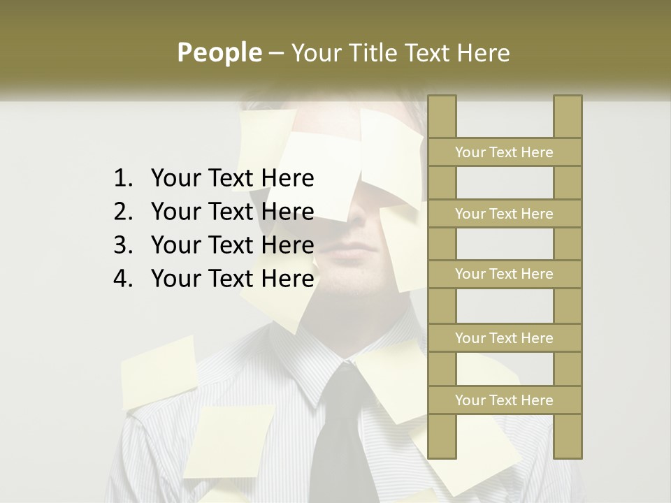 Business White Reminder PowerPoint Template