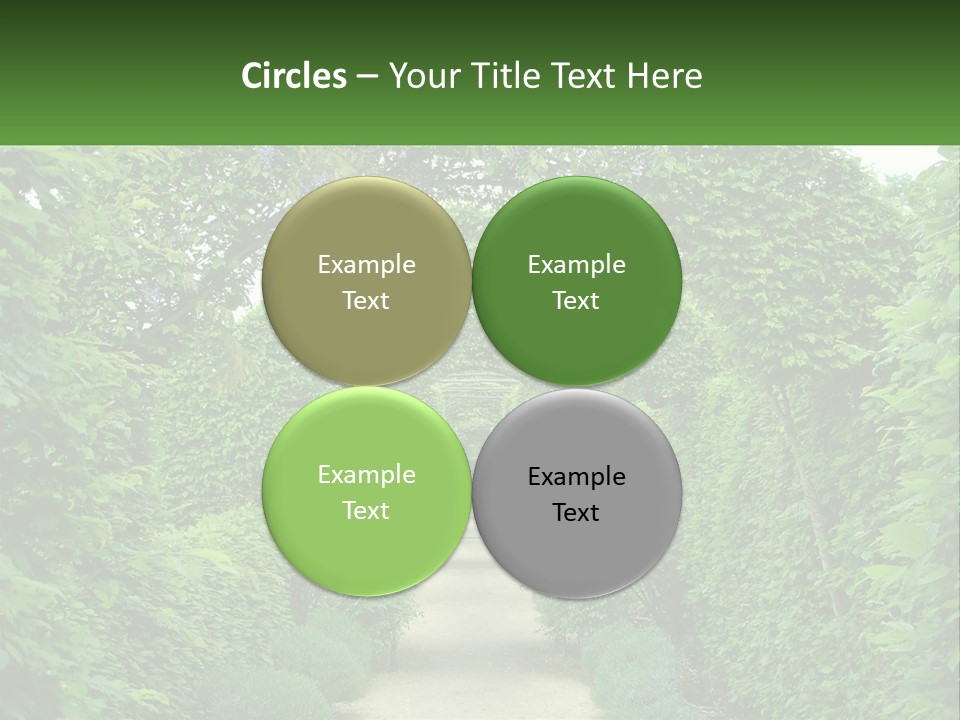 Cloudy Destination Arches PowerPoint Template