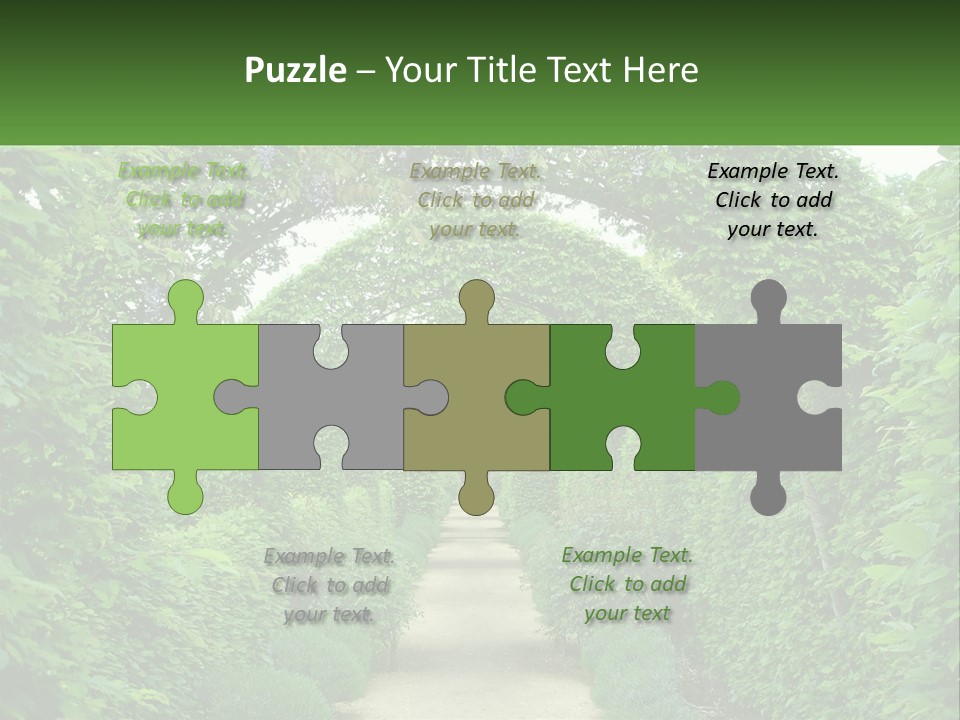 Cloudy Destination Arches PowerPoint Template