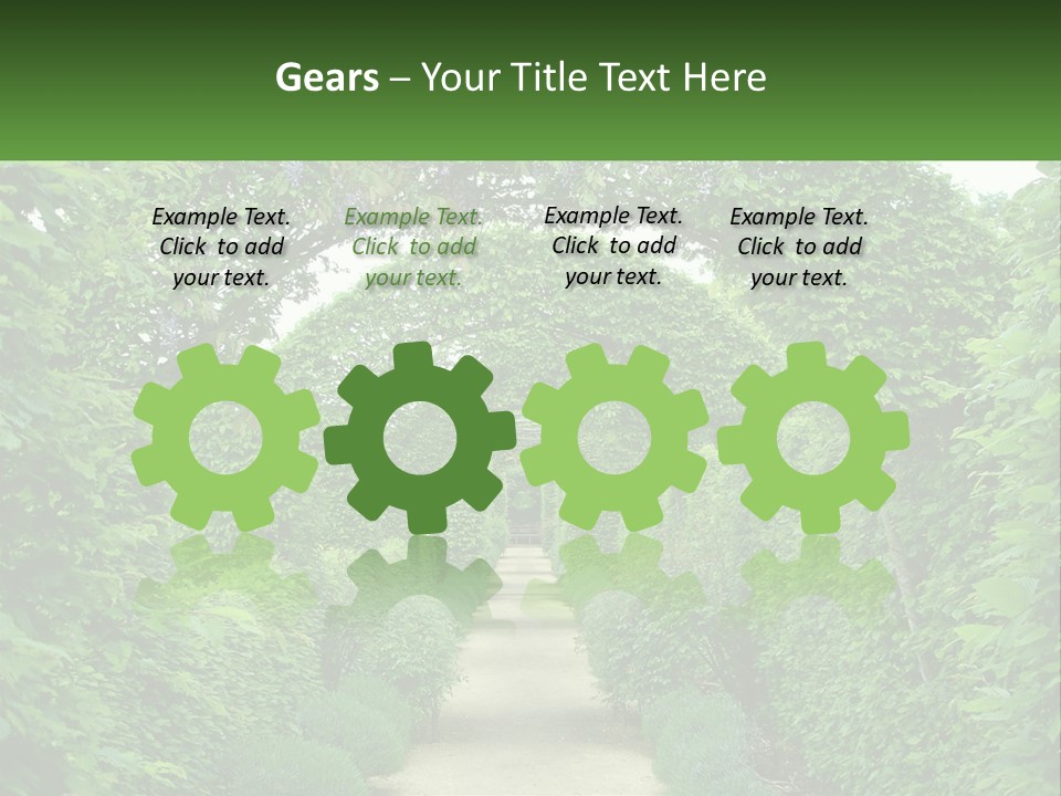 Cloudy Destination Arches PowerPoint Template