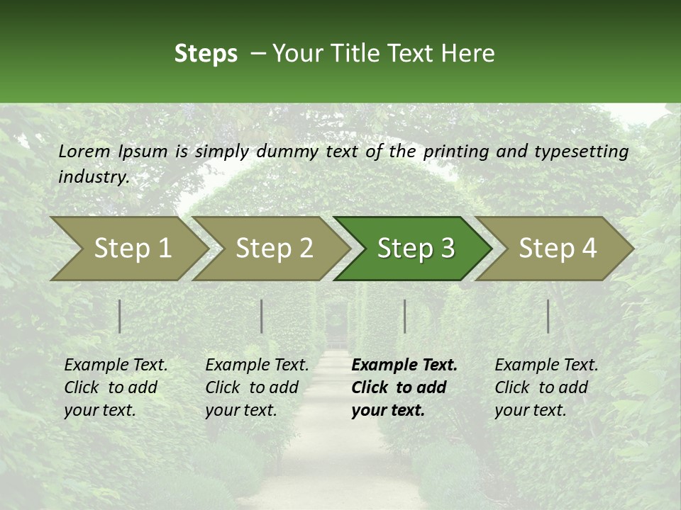 Cloudy Destination Arches PowerPoint Template