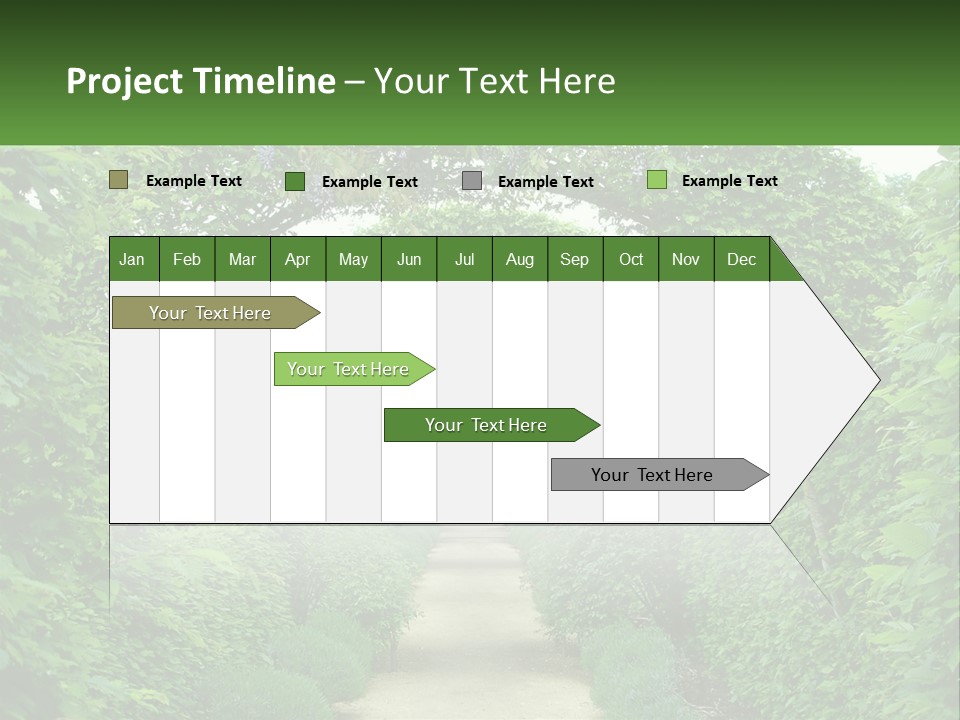 Cloudy Destination Arches PowerPoint Template