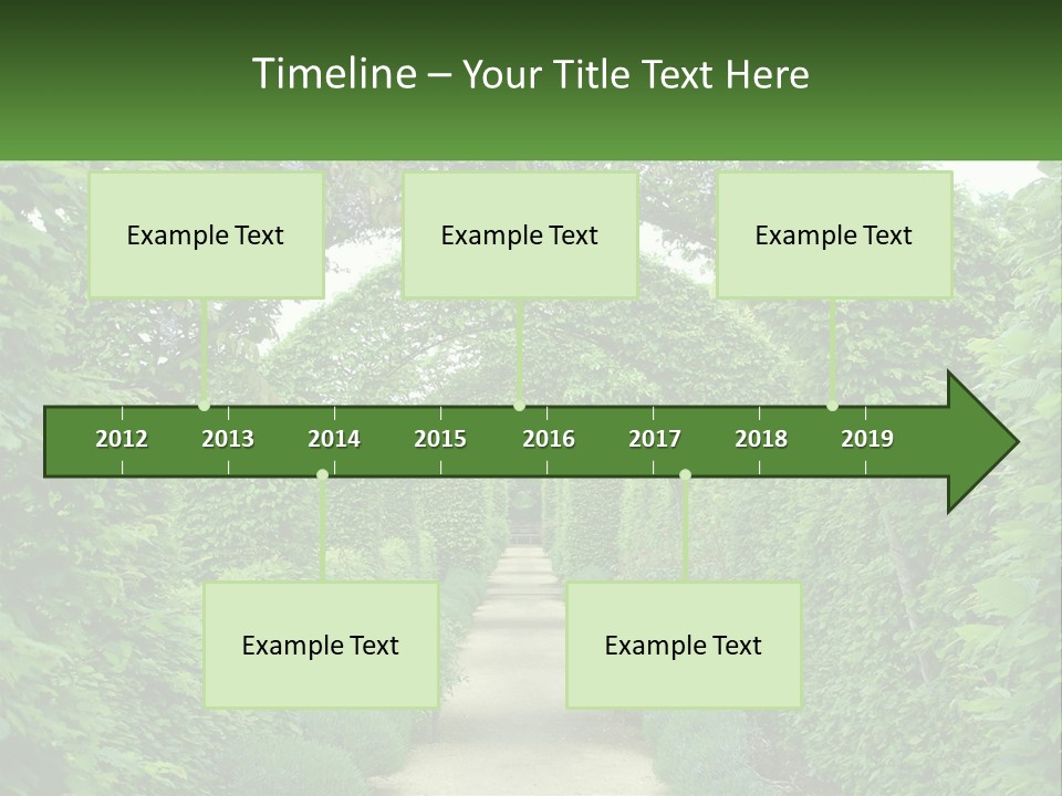 Cloudy Destination Arches PowerPoint Template
