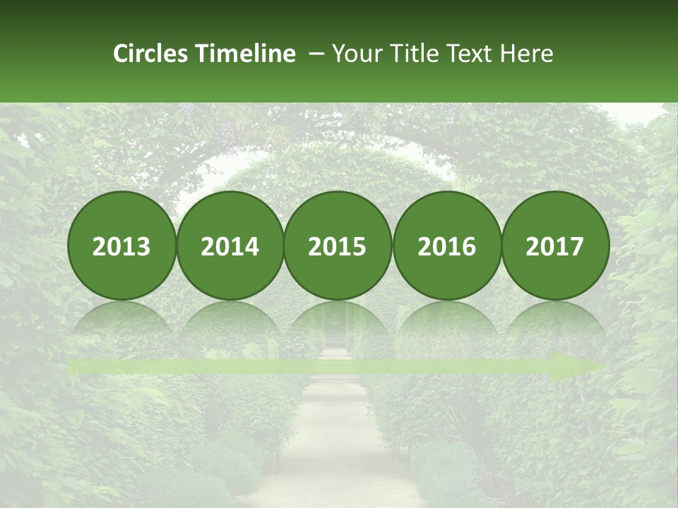 Cloudy Destination Arches PowerPoint Template