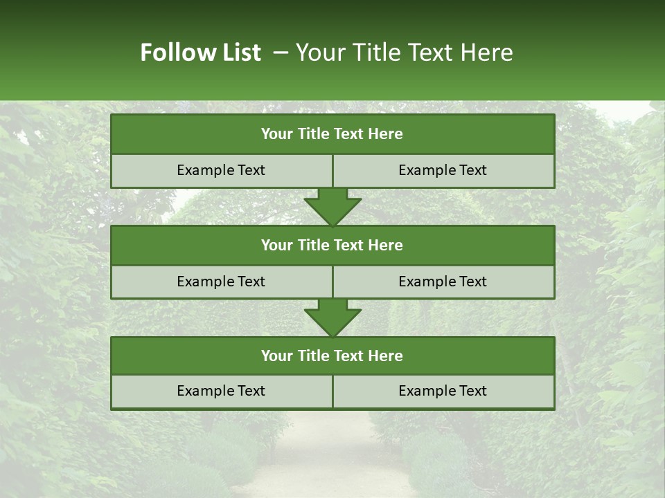 Cloudy Destination Arches PowerPoint Template