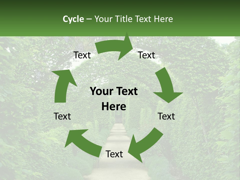 Cloudy Destination Arches PowerPoint Template