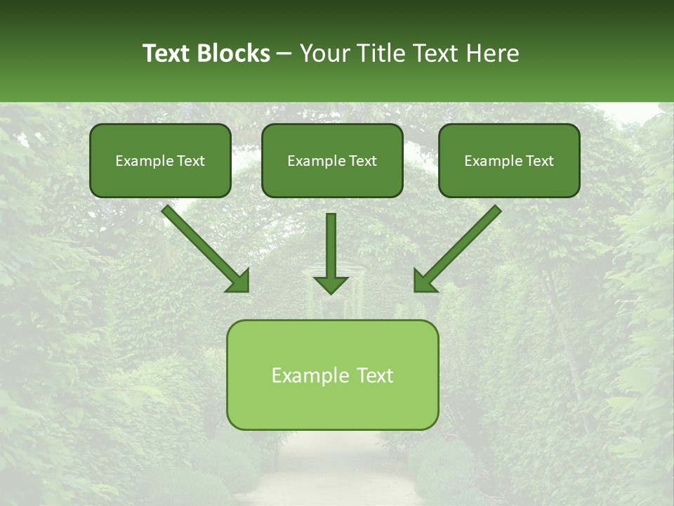 Cloudy Destination Arches PowerPoint Template