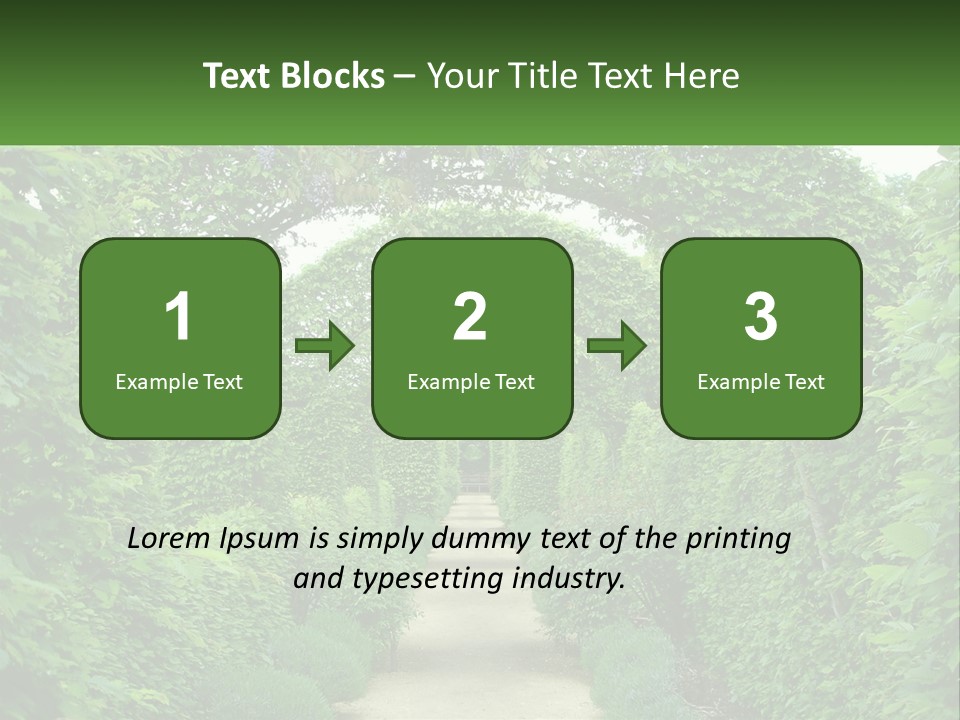 Cloudy Destination Arches PowerPoint Template