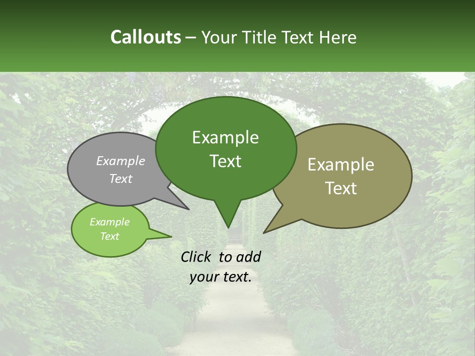 Cloudy Destination Arches PowerPoint Template