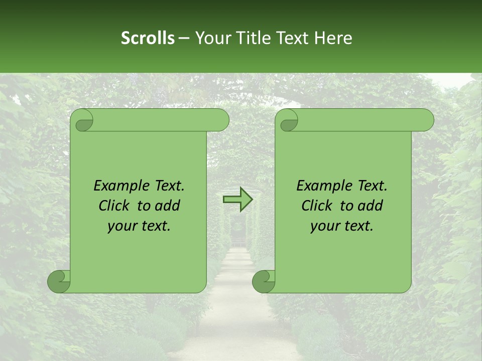 Cloudy Destination Arches PowerPoint Template