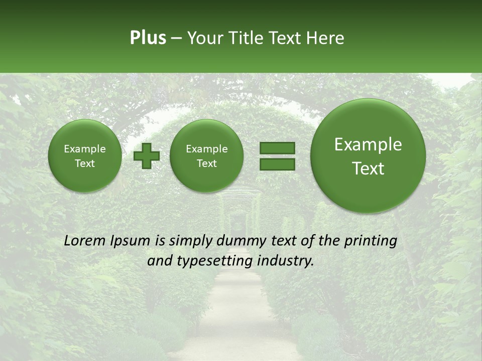 Cloudy Destination Arches PowerPoint Template