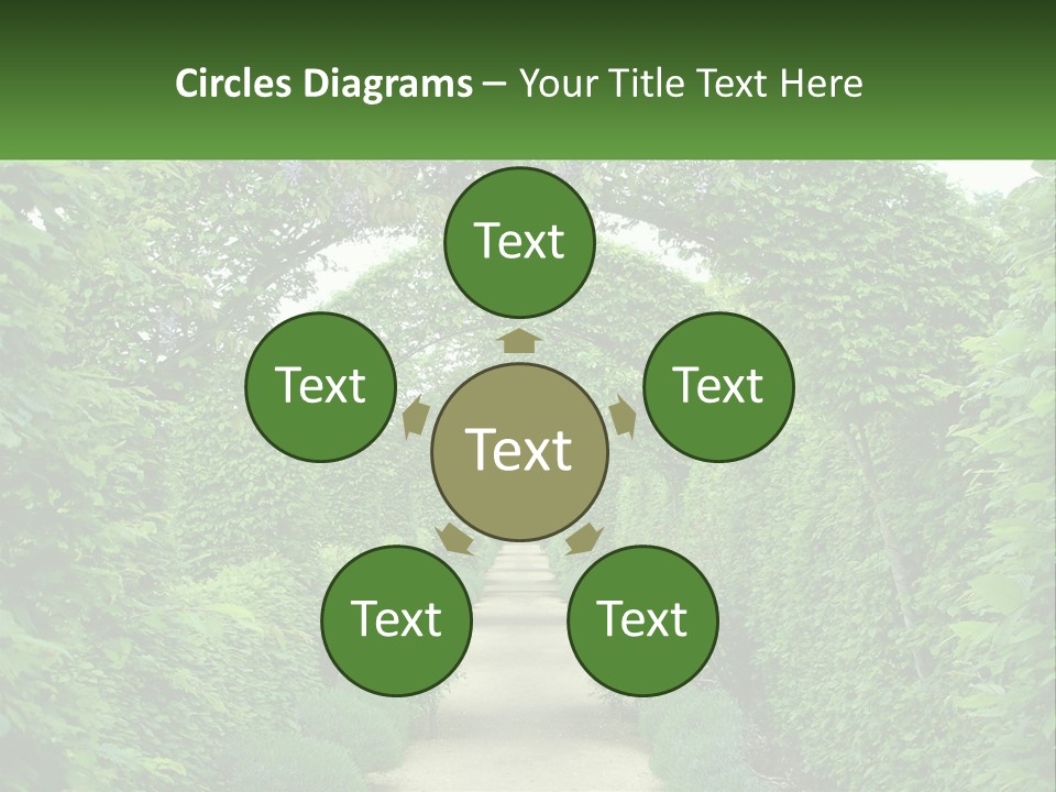 Cloudy Destination Arches PowerPoint Template