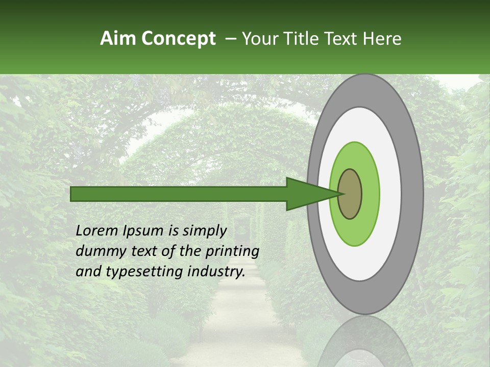 Cloudy Destination Arches PowerPoint Template