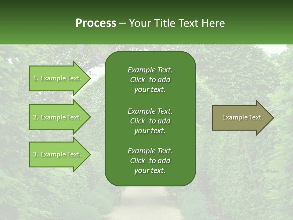 Cloudy Destination Arches PowerPoint Template