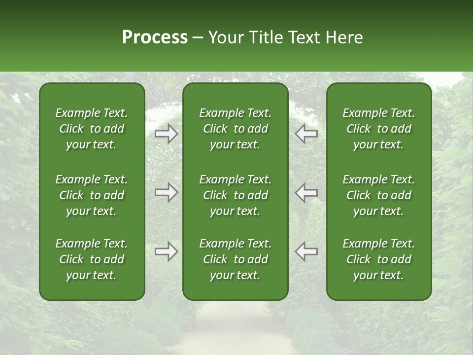 Cloudy Destination Arches PowerPoint Template