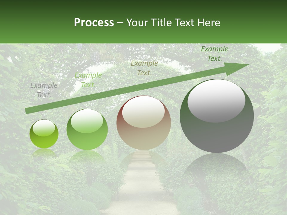 Cloudy Destination Arches PowerPoint Template