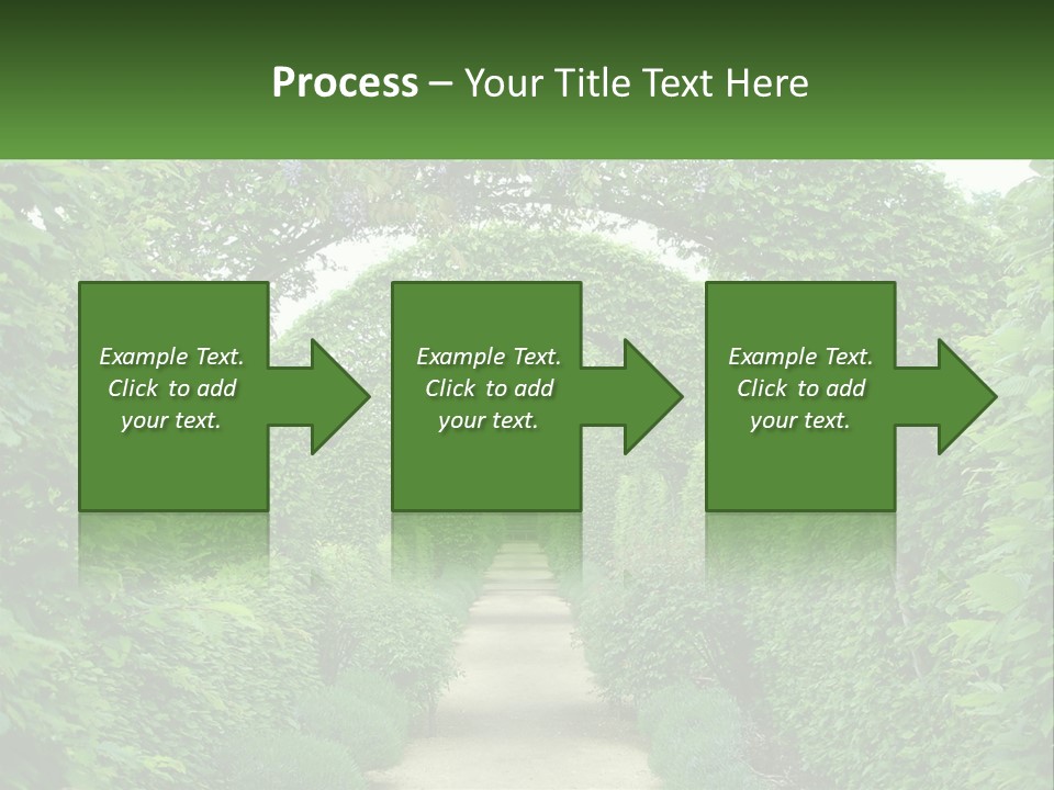 Cloudy Destination Arches PowerPoint Template