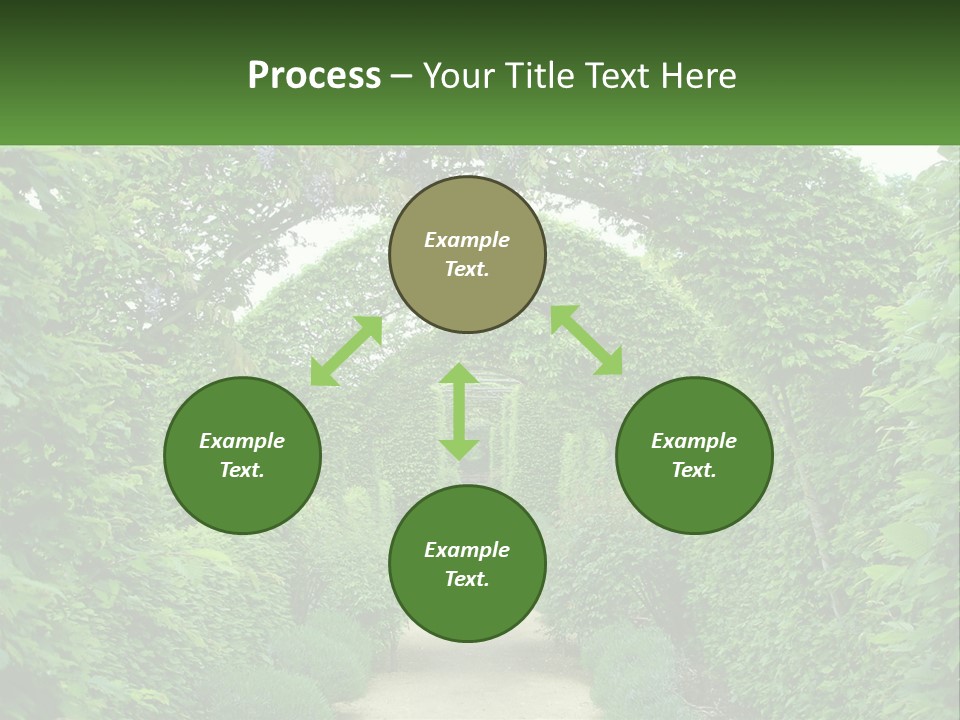 Cloudy Destination Arches PowerPoint Template