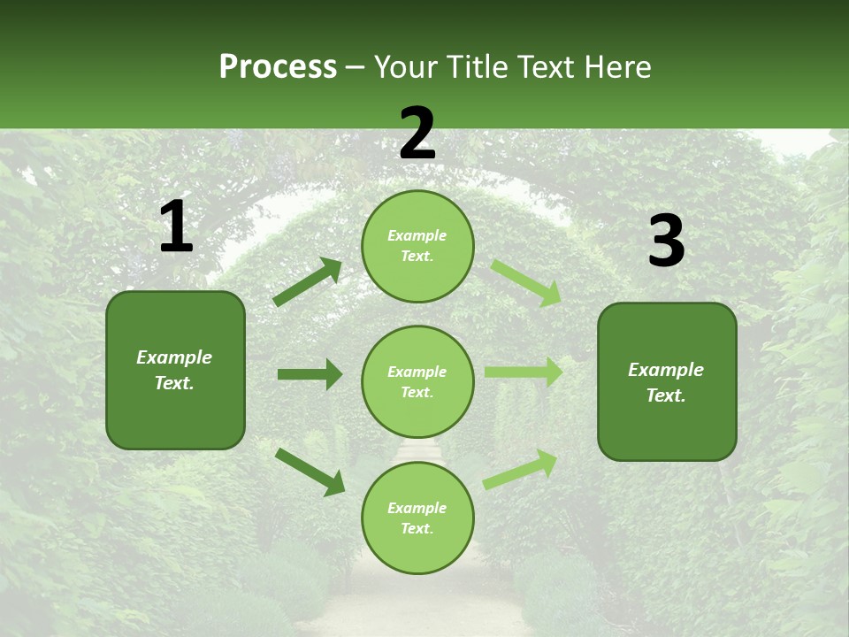 Cloudy Destination Arches PowerPoint Template