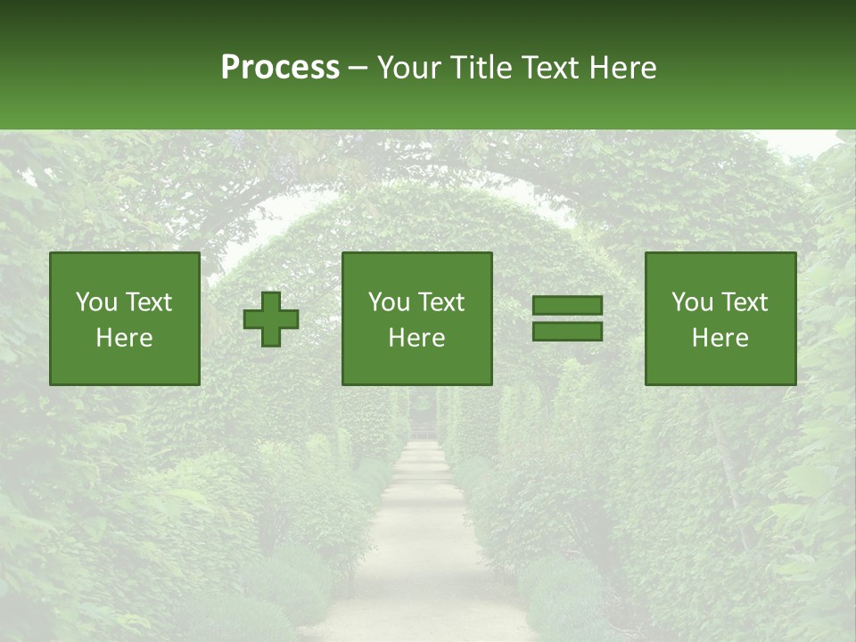 Cloudy Destination Arches PowerPoint Template