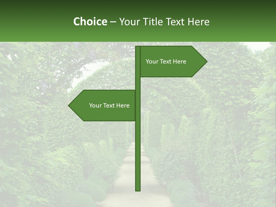 Cloudy Destination Arches PowerPoint Template