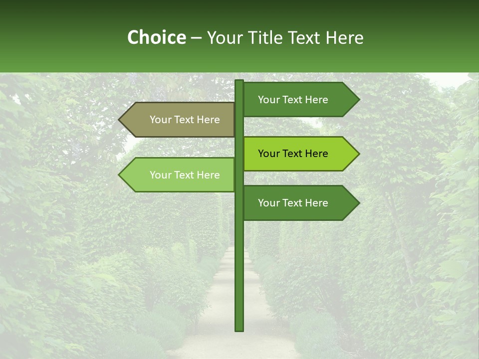 Cloudy Destination Arches PowerPoint Template