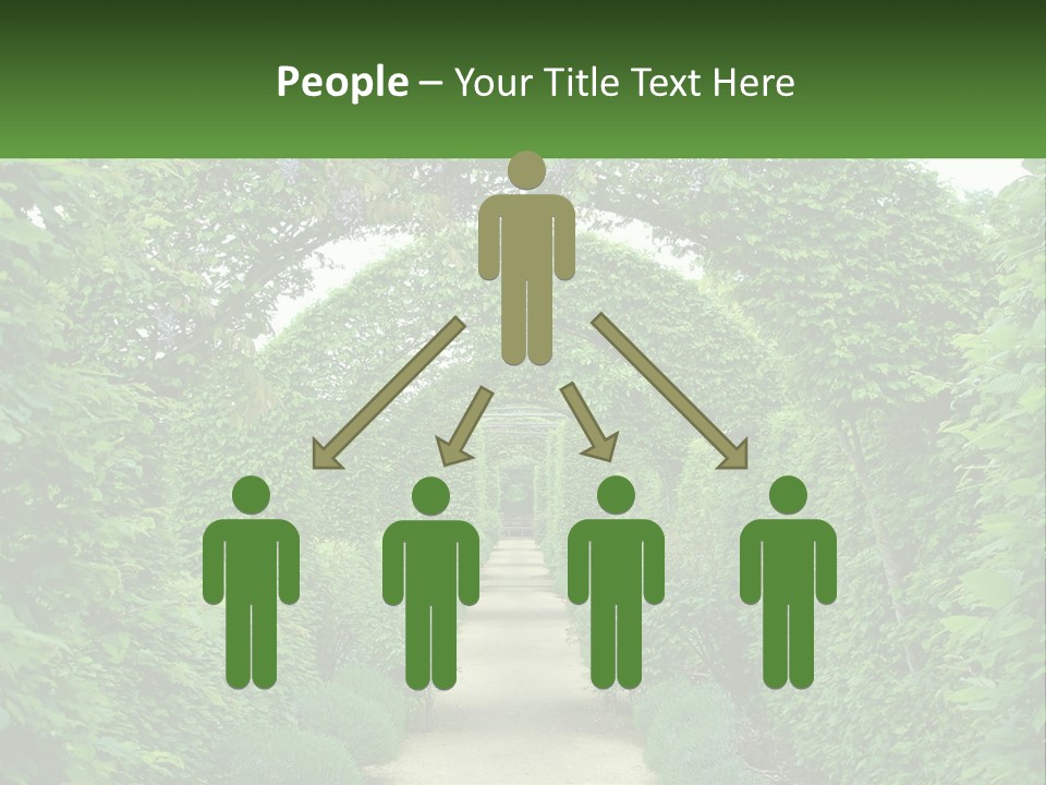 Cloudy Destination Arches PowerPoint Template