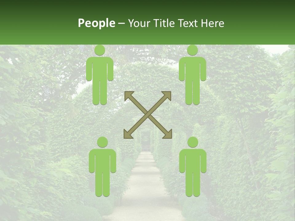 Cloudy Destination Arches PowerPoint Template