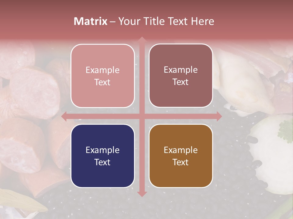 Meal Vegetables Feijoada PowerPoint Template