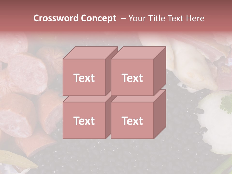 Meal Vegetables Feijoada PowerPoint Template