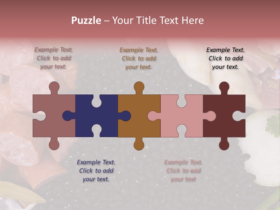 Meal Vegetables Feijoada PowerPoint Template