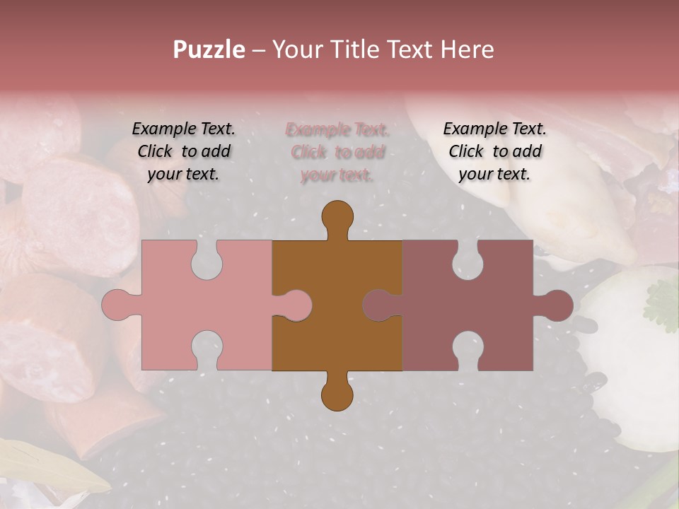 Meal Vegetables Feijoada PowerPoint Template