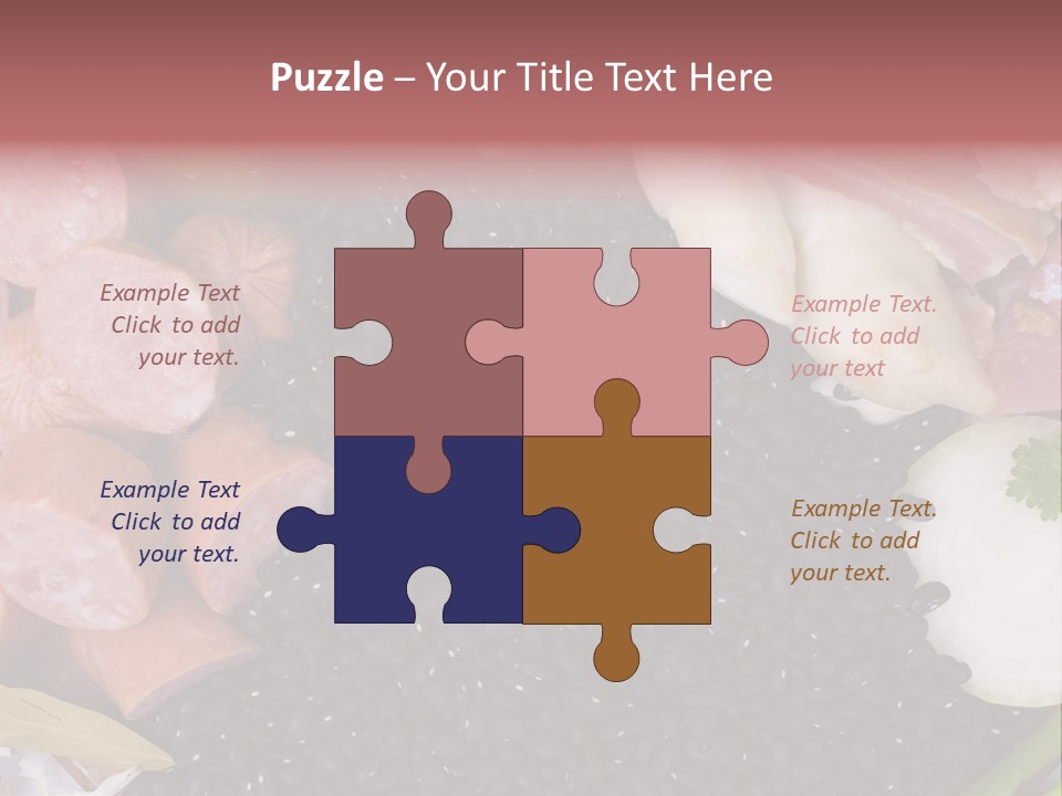 Meal Vegetables Feijoada PowerPoint Template