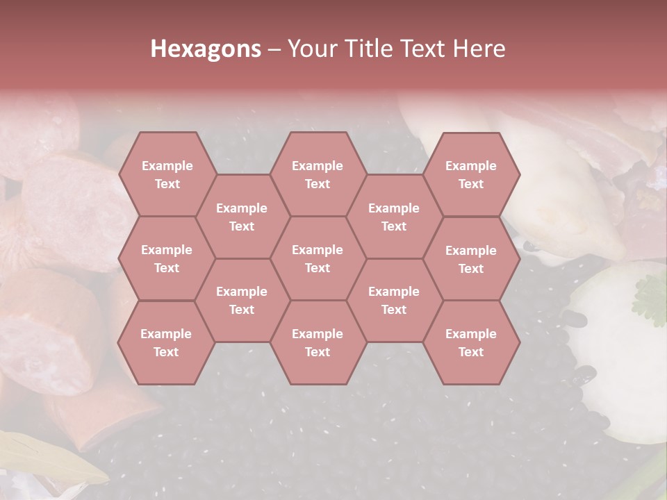 Meal Vegetables Feijoada PowerPoint Template