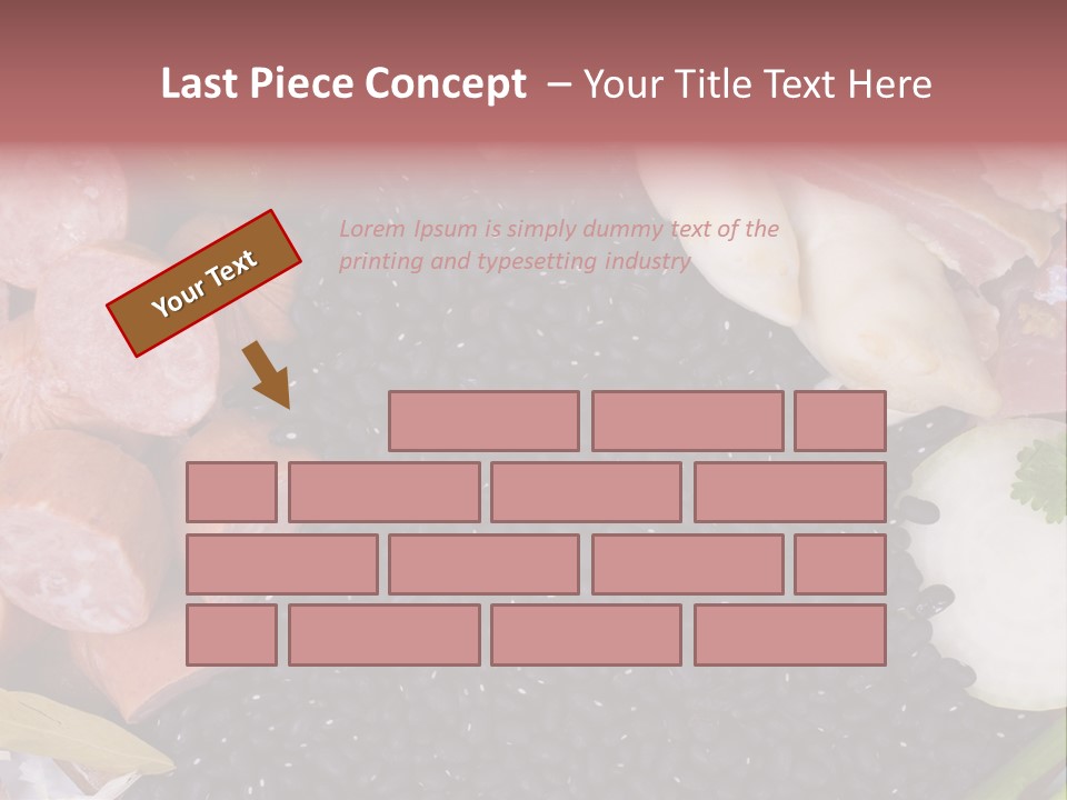 Meal Vegetables Feijoada PowerPoint Template