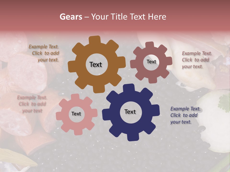 Meal Vegetables Feijoada PowerPoint Template