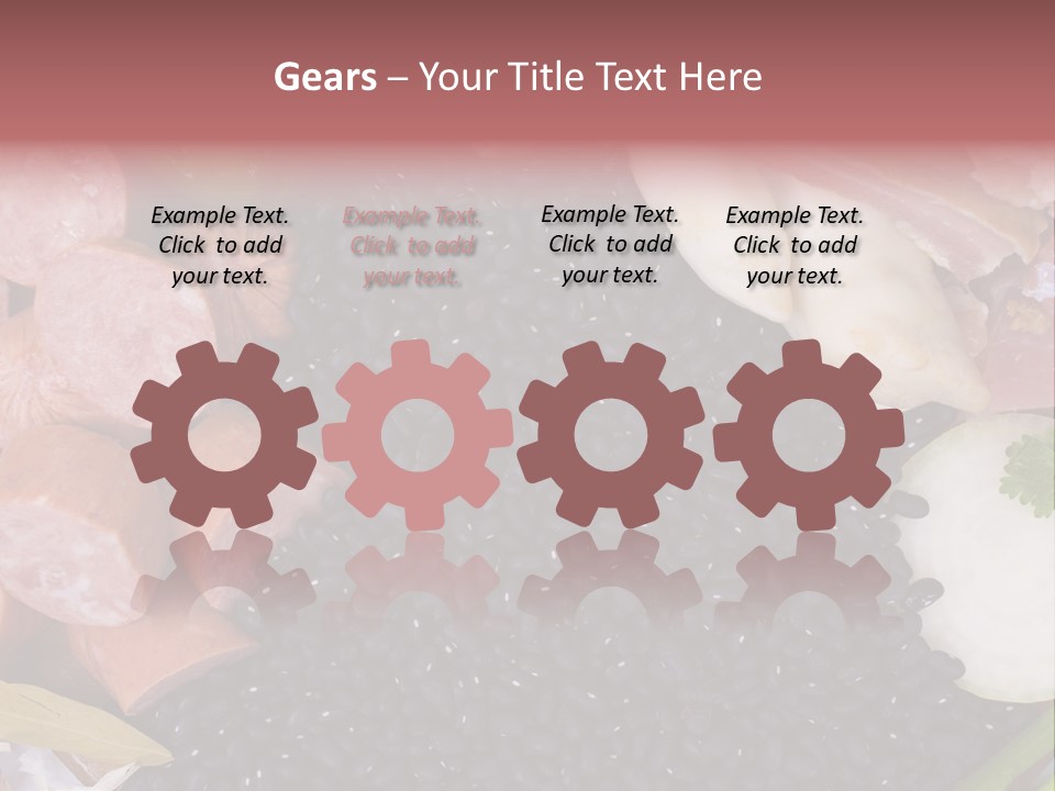 Meal Vegetables Feijoada PowerPoint Template