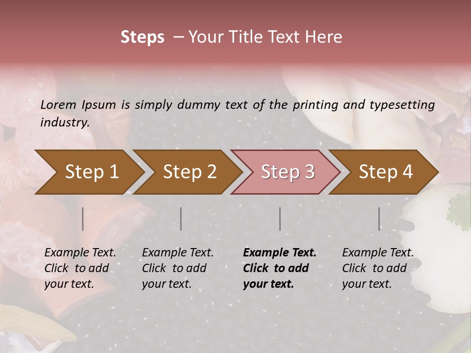 Meal Vegetables Feijoada PowerPoint Template