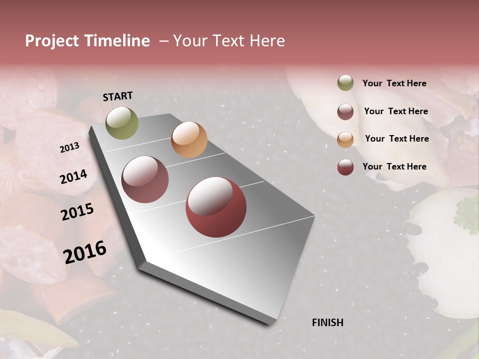 Meal Vegetables Feijoada PowerPoint Template