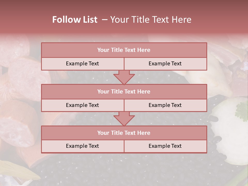 Meal Vegetables Feijoada PowerPoint Template