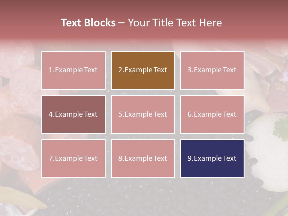 Meal Vegetables Feijoada PowerPoint Template