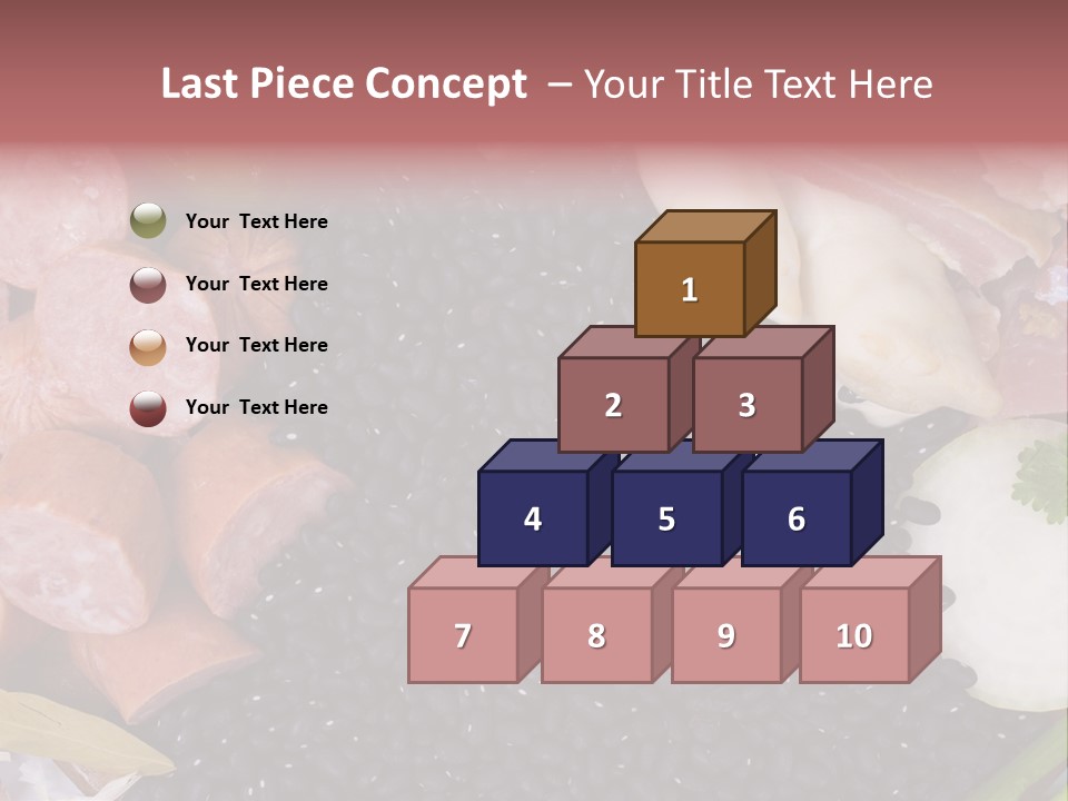 Meal Vegetables Feijoada PowerPoint Template