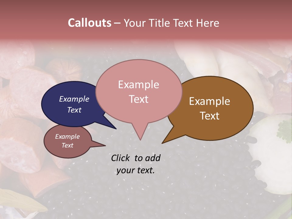 Meal Vegetables Feijoada PowerPoint Template