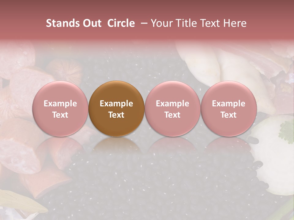 Meal Vegetables Feijoada PowerPoint Template